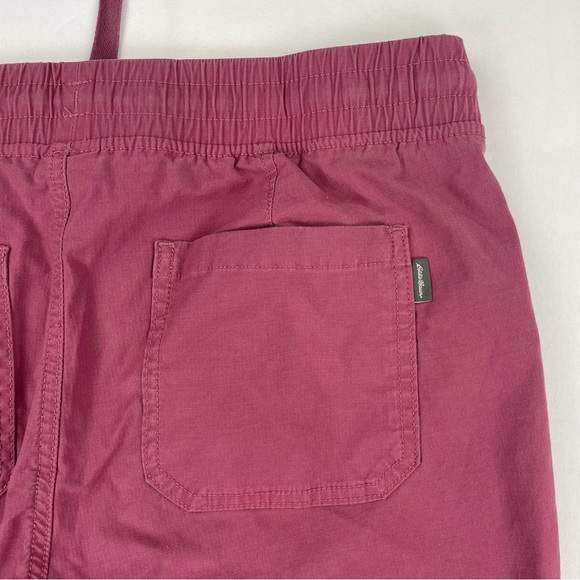 Eddie Bauer Capri Pants Womens Size T8 Pink Casual Elastic Waist 32x23” Measured - Picture 5 of 8